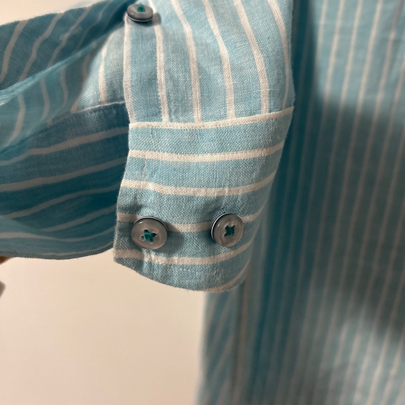 Tommy Bahama Long Sleeve Linen Shirt Small - Picture 6 of 7